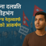 पुराना दलप्रति मोहभंग, स्वतन्त्र नेतृत्वतर्फ युवाको आकर्षण