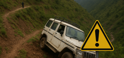 हुम्लामा बोलेरो खस्यो, घाइतेको उपचार जारी